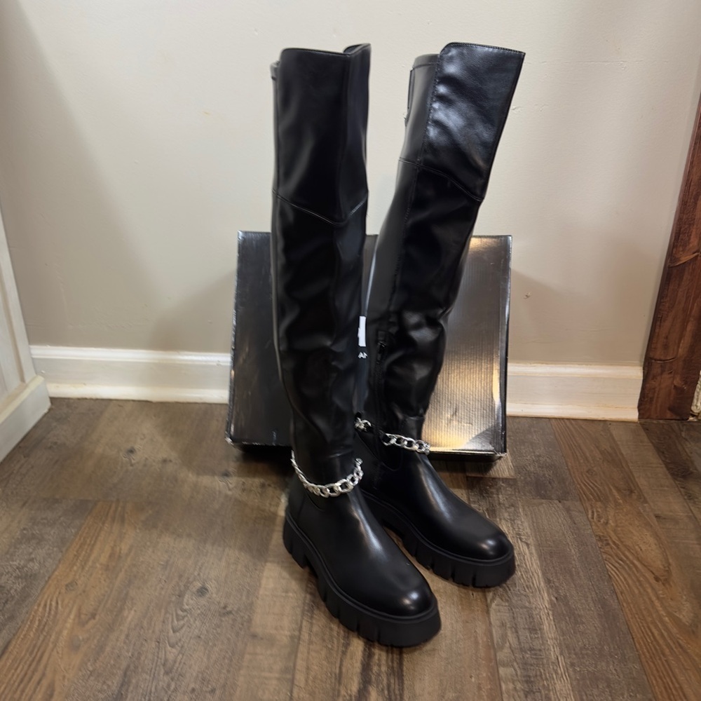 GBG GGEOEN24” from bottom to top over the knee  sizes 8m 8.5 m 7.5 m new black - Picture 2 of 9